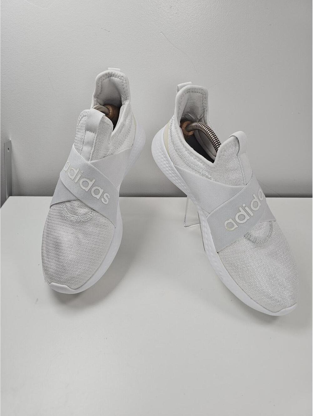 Adidas Women's Slip-On White Athletic Sneakers